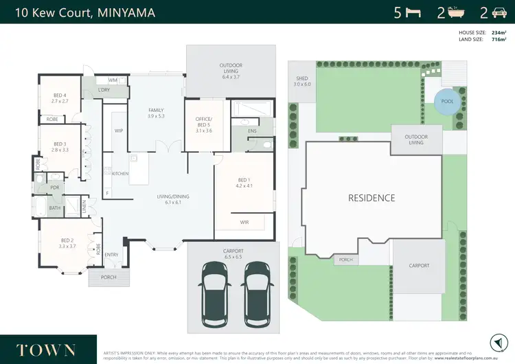 Floorplan of Homely house listing, 10 Kew Place, Minyama QLD 4575