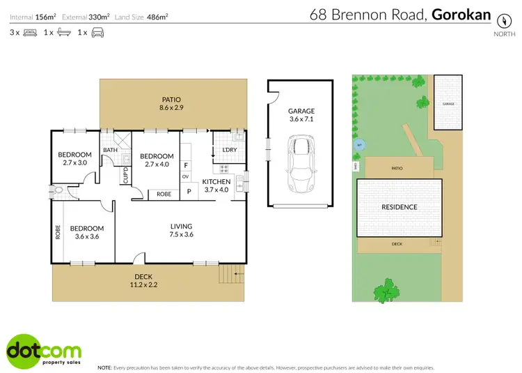 Floorplan of Homely house listing, 68 Brennon Road, Gorokan NSW 2263