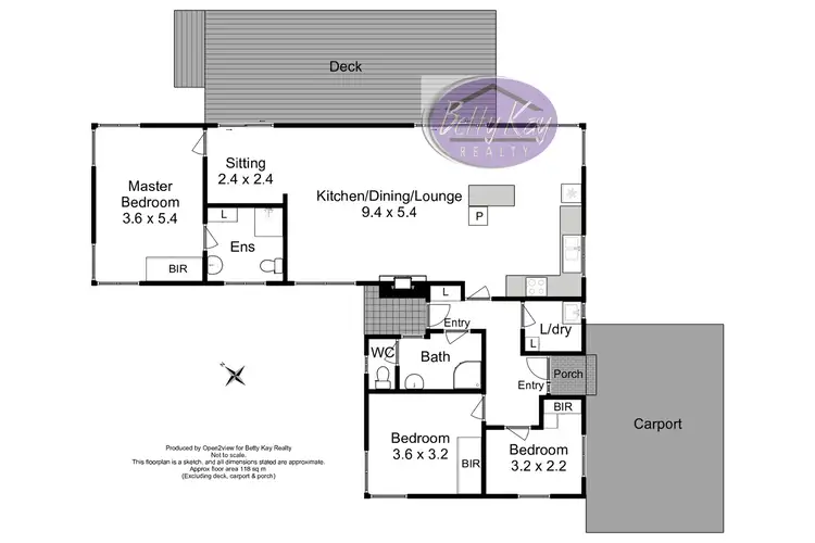 Floorplan of Homely house listing, 23826 Bass Highway, Christmas Hills TAS 7330