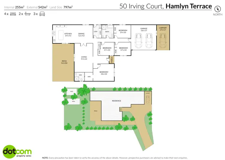 Floorplan of Homely house listing, 50 Irving Court, Hamlyn Terrace NSW 2259