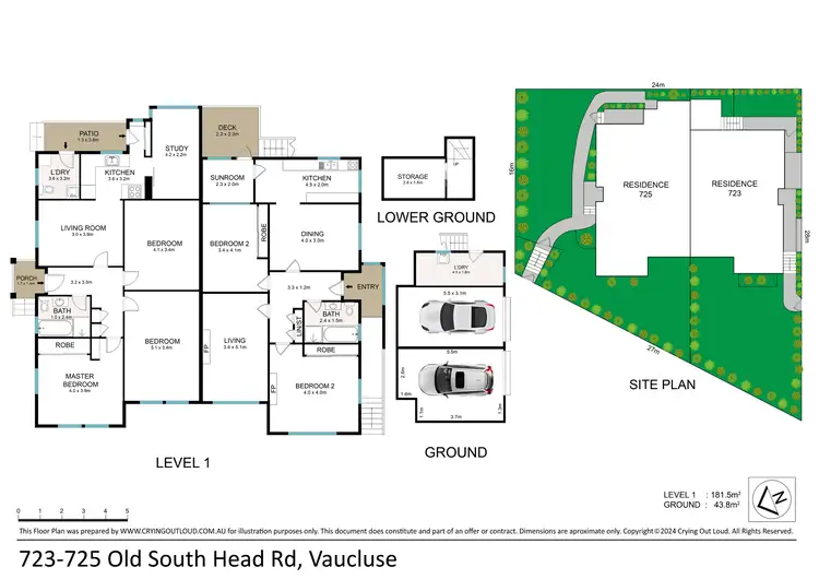 Floorplan of Homely house listing, 723-725 Old South Head Road, Vaucluse NSW 2030