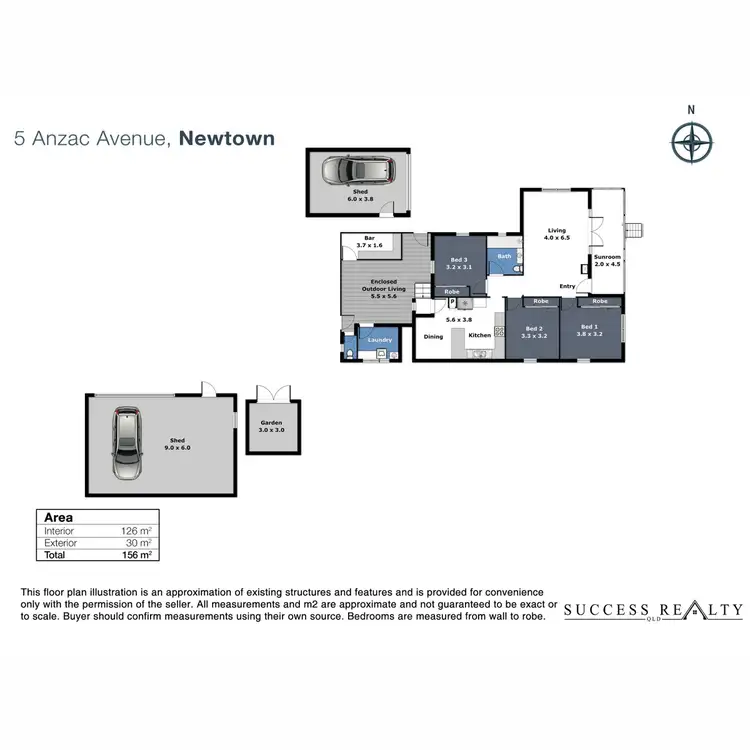 Floorplan of Homely house listing, 5 Anzac Avenue, Newtown QLD 4350
