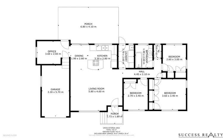 Floorplan of Homely house listing, 17 Traminer Drive, Wilsonton Heights QLD 4350