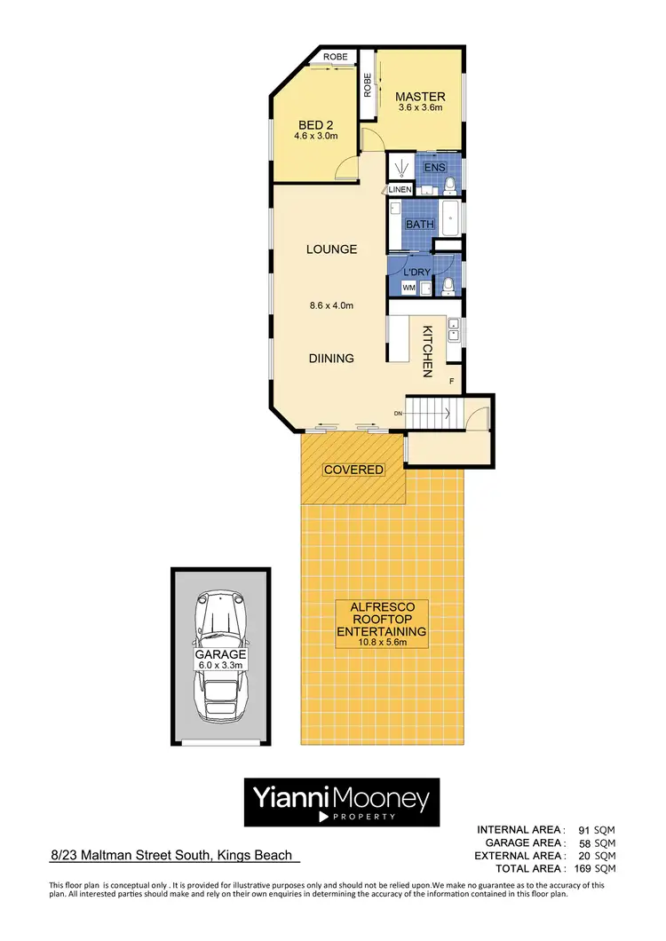 Floorplan of Homely apartment listing, 8/23 Maltman Street South, Kings Beach QLD 4551