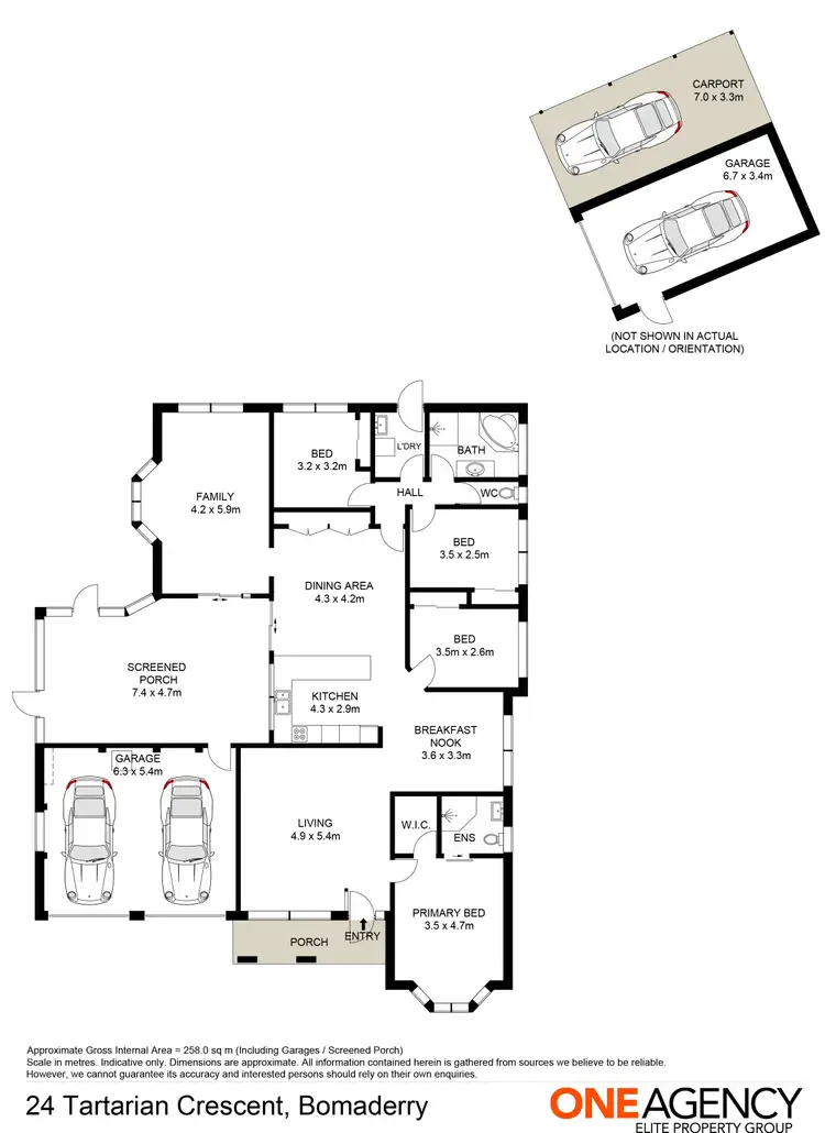 Floorplan of Homely house listing, 24 Tartarian Crescent, Bomaderry NSW 2541