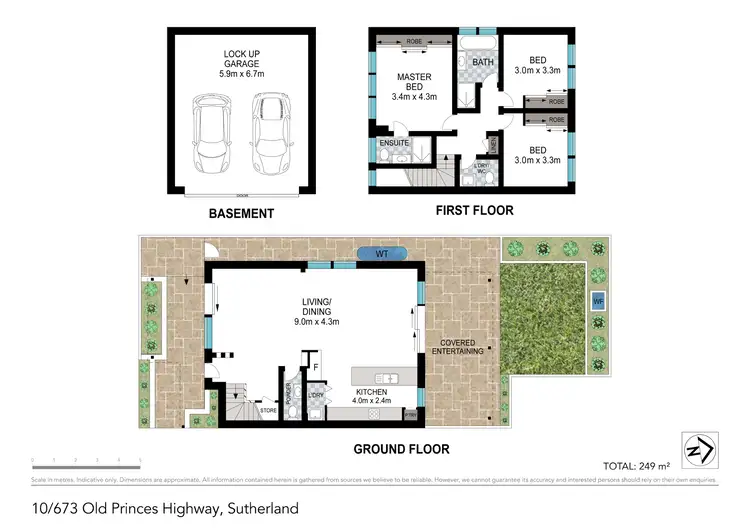 Floorplan of Homely townhouse listing, 10/673 Old Princes Highway, Sutherland NSW 2232