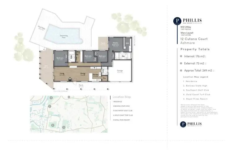 Floorplan of Homely house listing, 12 Cutana Court, Ashmore QLD 4214