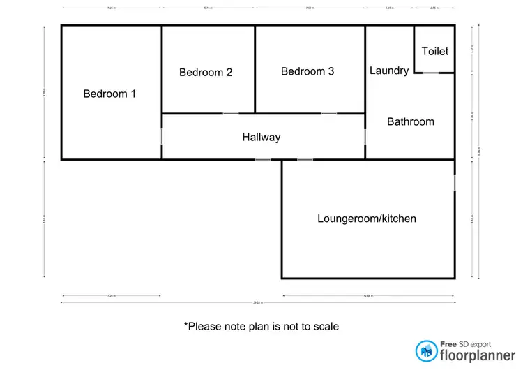 Floorplan of Homely house listing, 9 Park Street, Dimboola VIC 3414