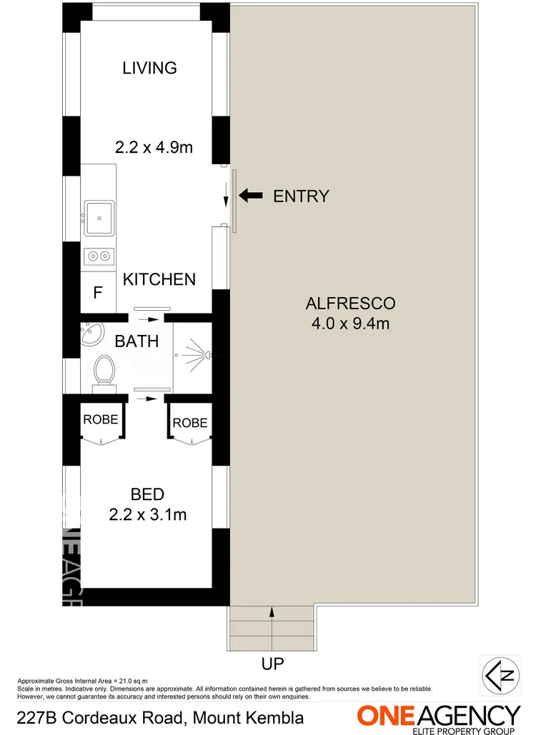 Floorplan of Homely house listing, 227b Cordeaux Road, Mount Kembla NSW 2526