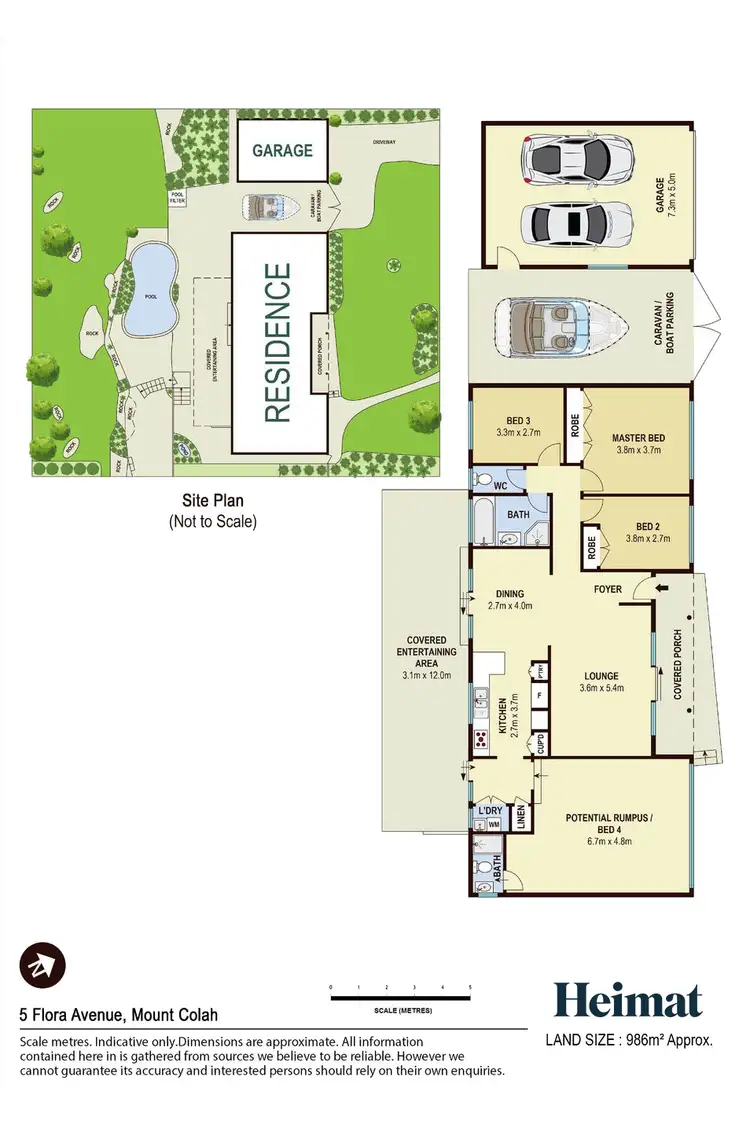 Floorplan of Homely house listing, 5 Flora Avenue, Mount Colah NSW 2079