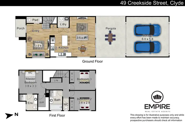 Floorplan of Homely house listing, 49 Creekside Street, Clyde VIC 3978