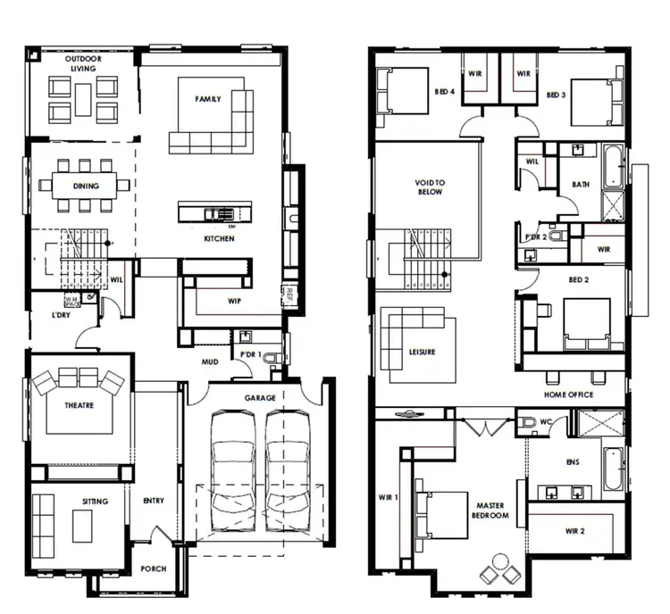 Floorplan of Homely house listing, Lot 511 Bankside Boulevard, Rowville VIC 3178