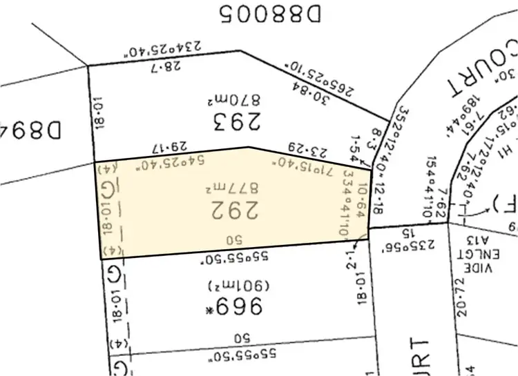 Floorplan of Homely land listing, 28 Spoonbill Court, Mannum SA 5238