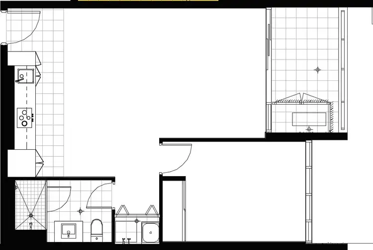 Floorplan of Homely apartment listing, 999/37C Harbour Rd, Hamilton QLD 4007