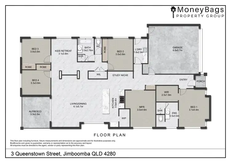Floorplan of Homely house listing, 3 Queenstown Street, Jimboomba QLD 4280