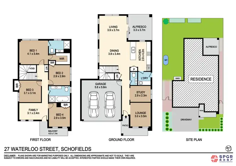Floorplan of Homely house listing, 27 Waterloo Street, Tallawong NSW 2762