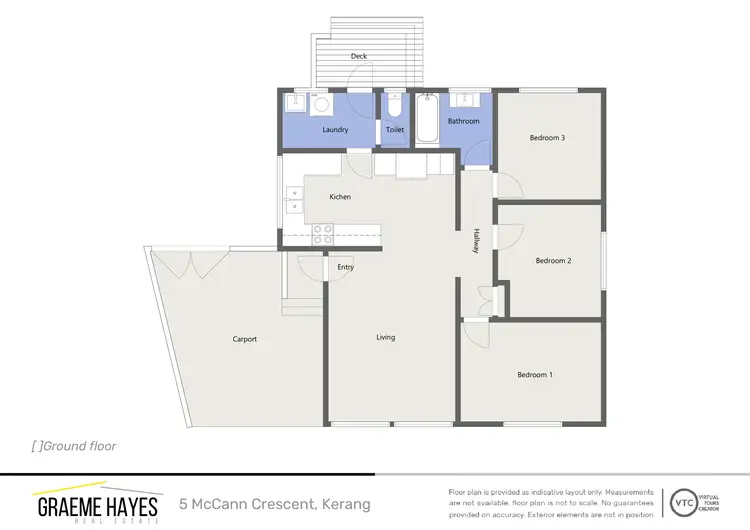 Floorplan of Homely house listing, 5 McCann Crescent, Kerang VIC 3579
