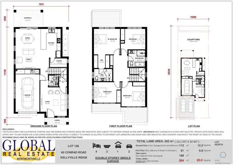 Floorplan of Homely house listing, 112/60 Conrad Rd, Kellyville Ridge NSW 2155