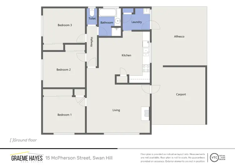 Floorplan of Homely house listing, 15 McPherson Street, Swan Hill VIC 3585