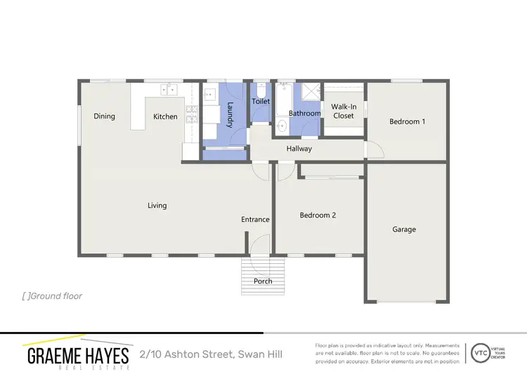 Floorplan of Homely unit listing, 2/10 Ashton Street, Swan Hill VIC 3585