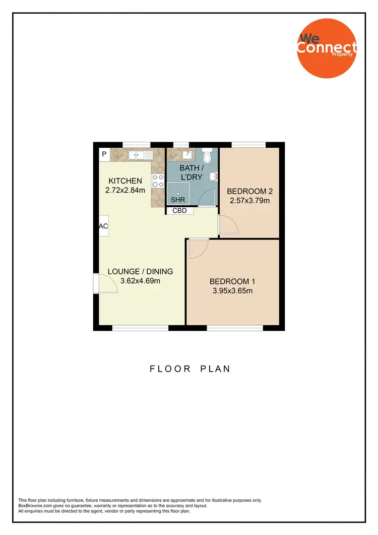 Floorplan of Homely unit listing, 1/79 Brooker Terrace, Richmond SA 5033