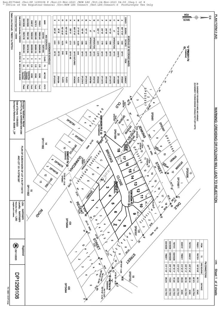 Floorplan of Homely land listing, 12 Brooks Close, Narrabri NSW 2390