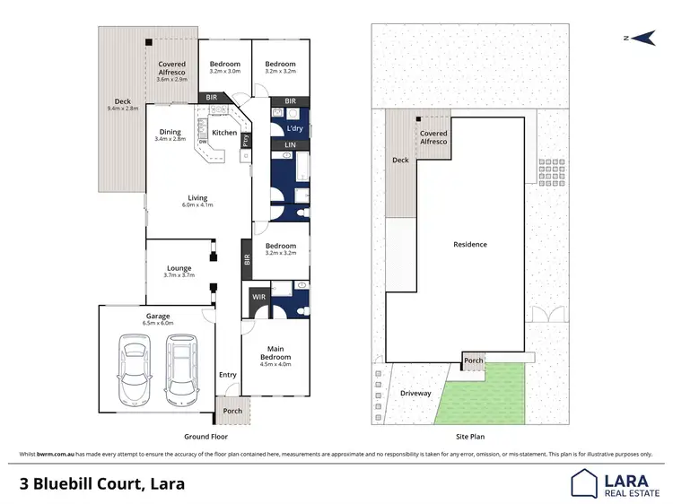 Floorplan of Homely house listing, 3 Bluebill Court, Lara VIC 3212