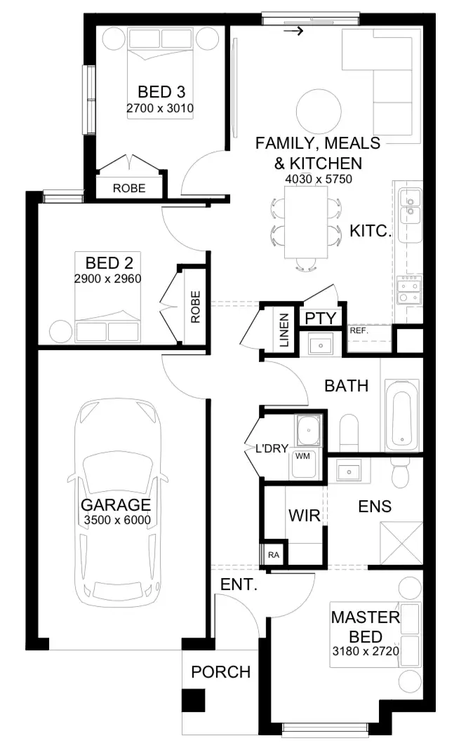 Floorplan of Homely house listing, Lot 917 Forage Street, Officer South VIC 3809