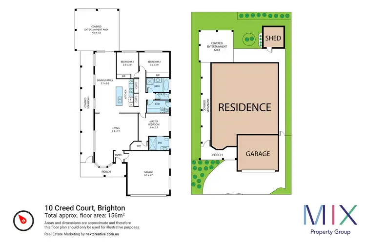 Floorplan of Homely house listing, 10 Creed Court, Brighton TAS 7030