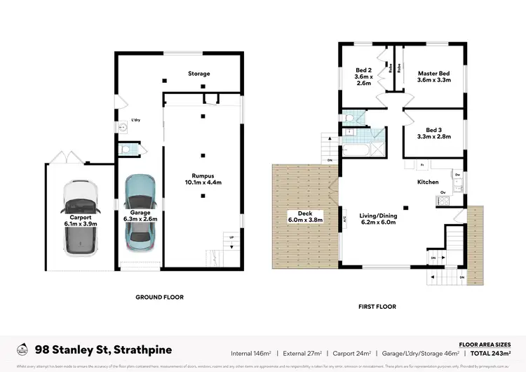 Floorplan of Homely house listing, 98 Stanley Street, Strathpine QLD 4500