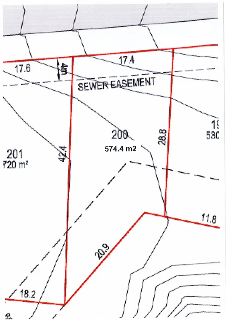 Floorplan of Homely land listing, LOT 200, 107 Tuckeroo Avenue, Mullumbimby NSW 2482