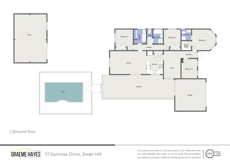 Floorplan of Homely house listing, 17 Dumosa Drive, Swan Hill VIC 3585