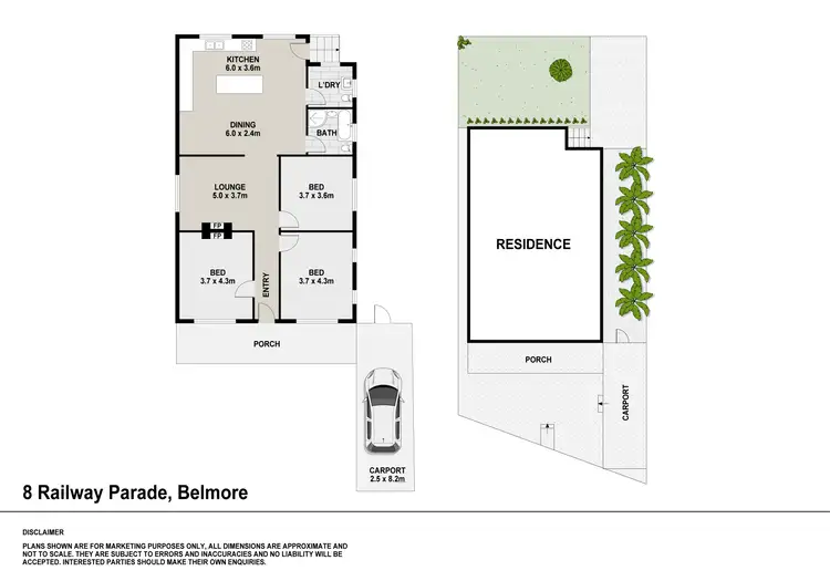 Floorplan of Homely house listing, 8 Railway Parade, Belmore NSW 2192