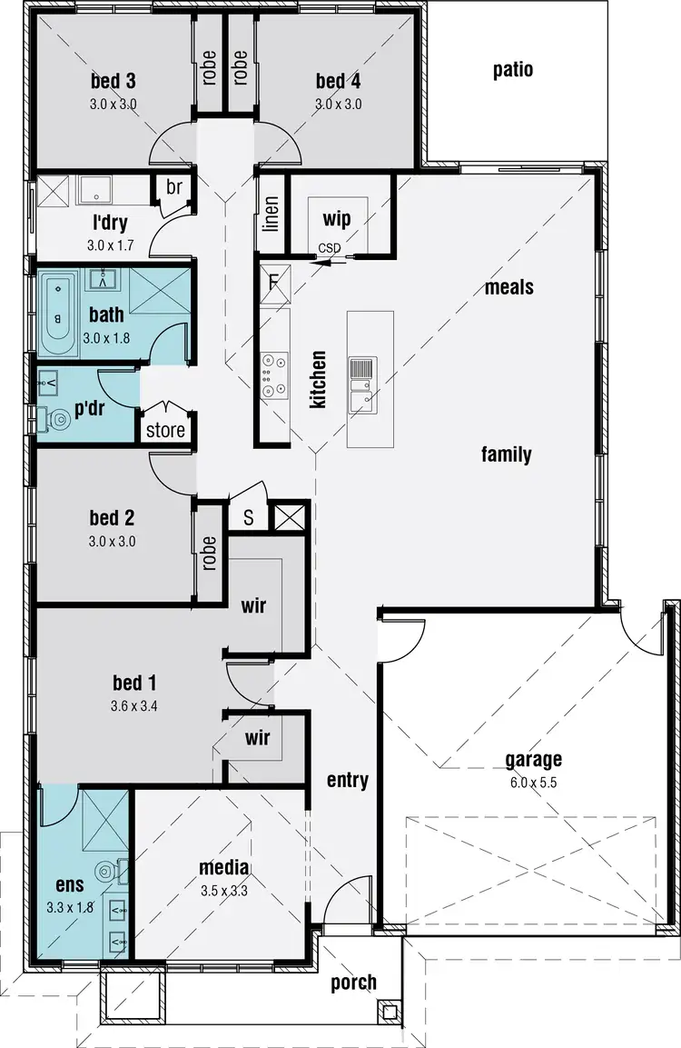 Floorplan of Homely house listing, 15 Rynas Way, Diggers Rest VIC 3427