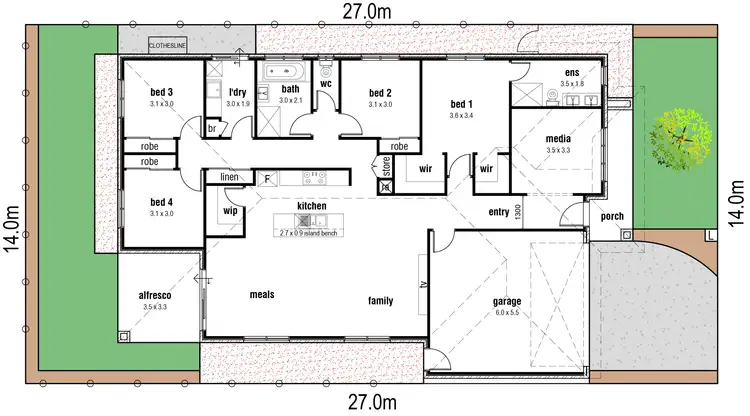 Floorplan of Homely house listing, 22 Fernside Drive, Diggers Rest VIC 3427