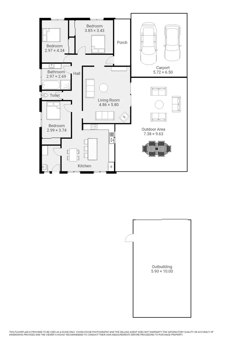 Floorplan of Homely house listing, 2684 Fourteenth Street, Irymple VIC 3498