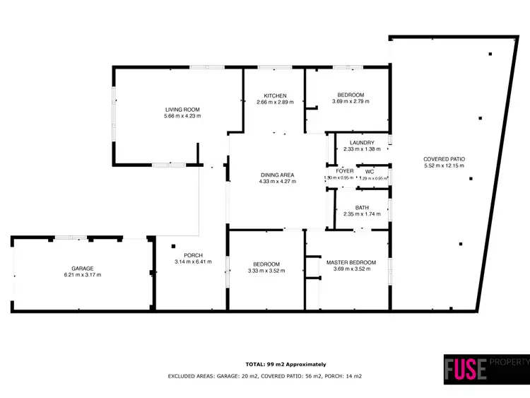 Floorplan of Homely townhouse listing, 1/2 River Drive, Karabar NSW 2620
