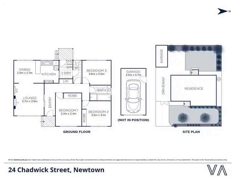 Floorplan of Homely house listing, 24 Chadwick Street, Newtown VIC 3220