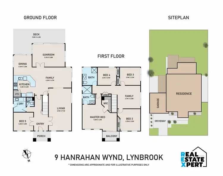 Floorplan of Homely house listing, 9 Hanrahan Wynd, Lynbrook VIC 3975