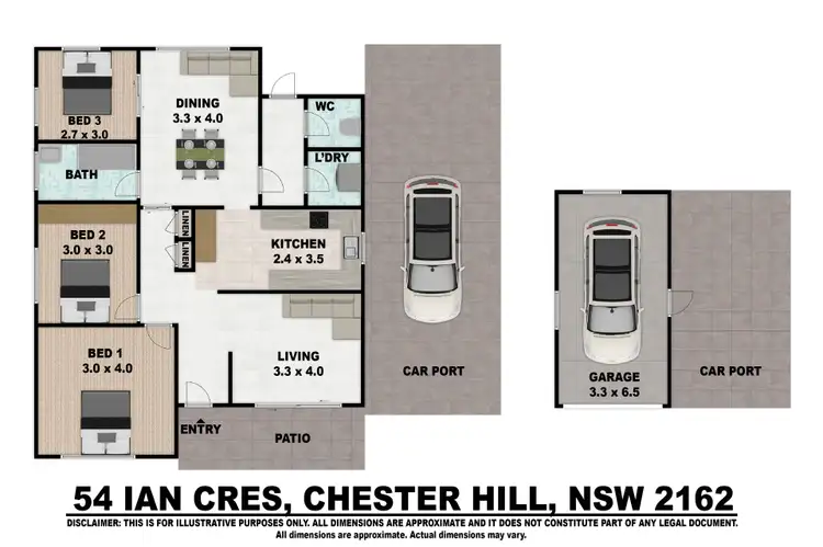 Floorplan of Homely house listing, 54 Ian Crescent, Chester Hill NSW 2162
