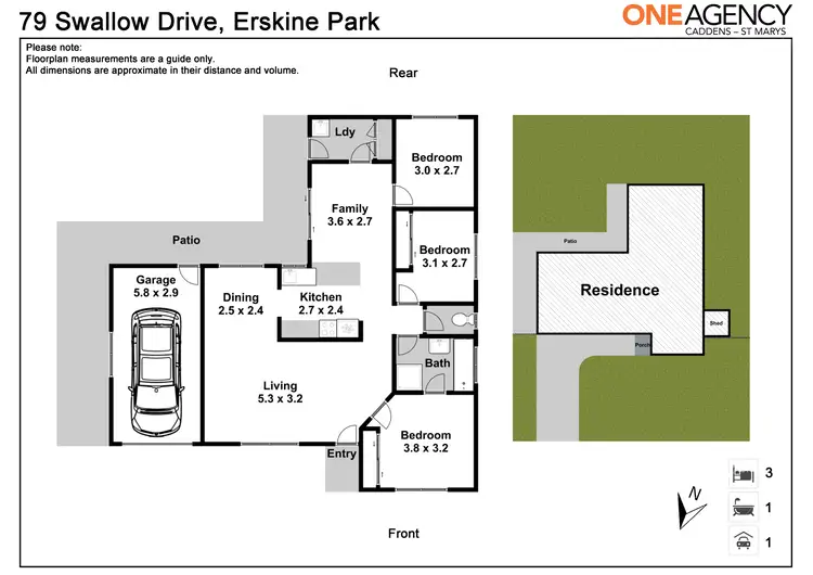 Floorplan of Homely house listing, 79 Swallow Drive, Erskine Park NSW 2759