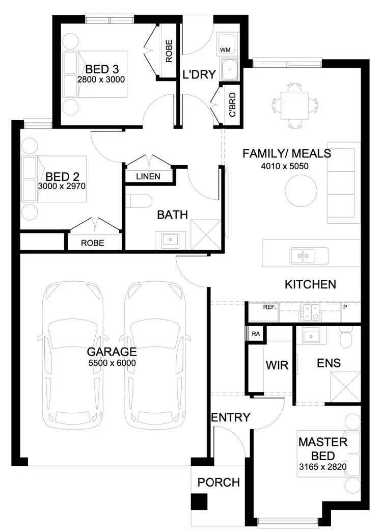 Floorplan of Homely house listing, 2663 Olympic Parade, Clyde VIC 3978