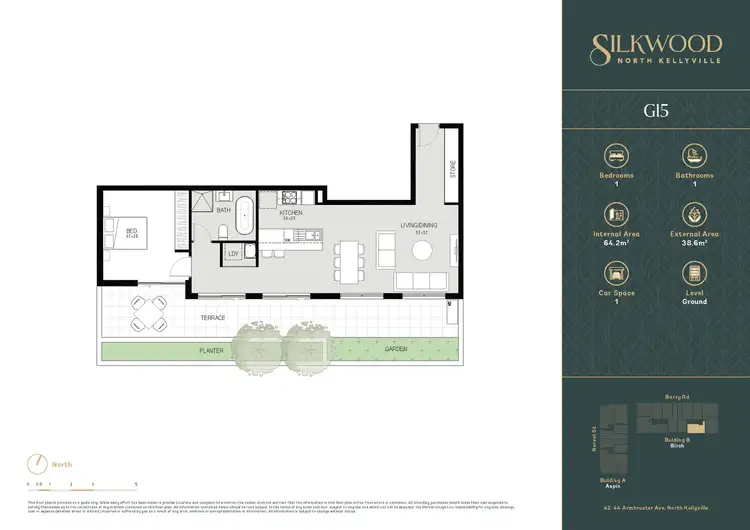 Floorplan of Homely apartment listing, G15/42 Armbruster Avenue, North Kellyville NSW 2155