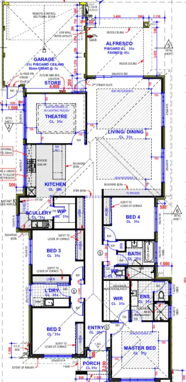 Floorplan of Homely house listing, 26B Riva Entrance, Piara Waters WA 6112