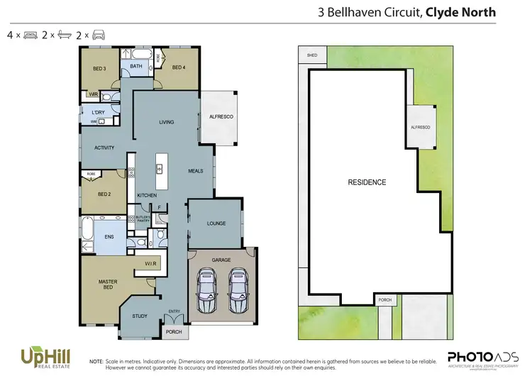 Floorplan of Homely house listing, 3 Bellhaven Circuit, Clyde North VIC 3978