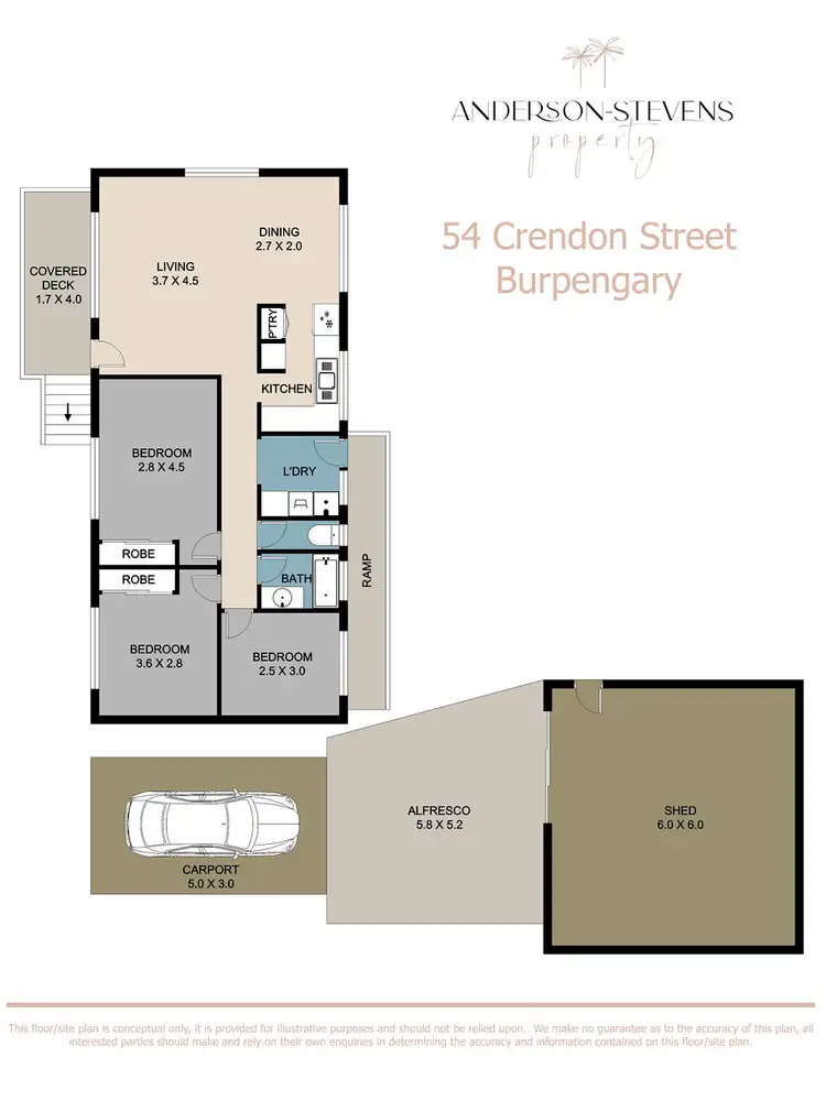Floorplan of Homely house listing, 54 Crendon Street, Burpengary QLD 4505