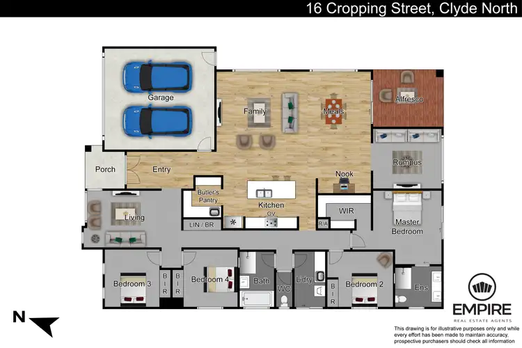 Floorplan of Homely house listing, 16 Cropping Street, Clyde North VIC 3978