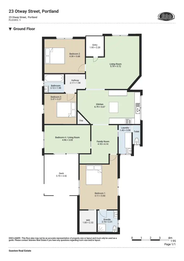Floorplan of Homely house listing, 23 Otway Street, Portland VIC 3305