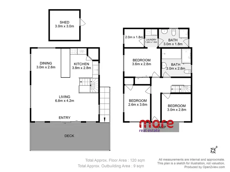 Floorplan of Homely house listing, 5 Lantana Place, Primrose Sands TAS 7173