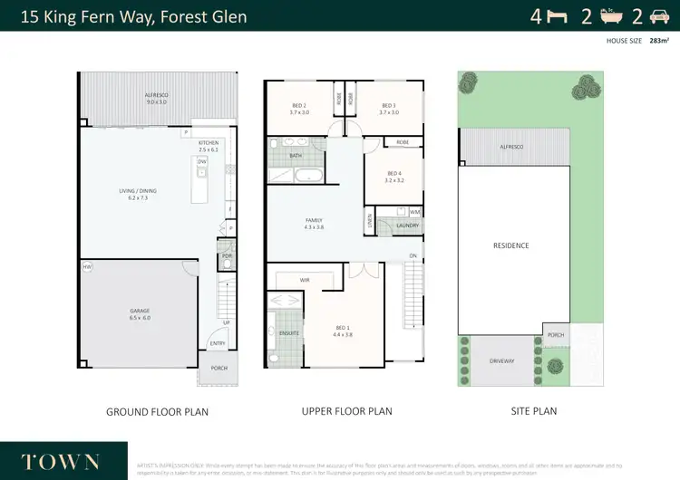 Floorplan of Homely house listing, 15 King Fern Way, Forest Glen QLD 4556